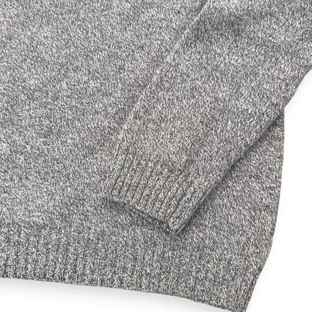 J.Crew Gray 100% Lambswool Sweater Size XL • Long Sleeved • Heathered EUC